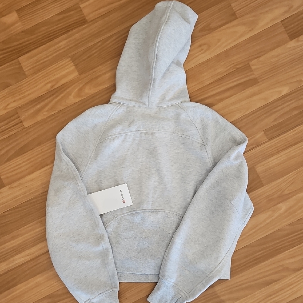 Gray Half-Zip Hoodie - image 2